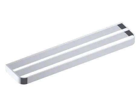 polished chrome towel bar