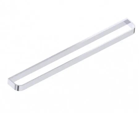 polished chrome towel bar