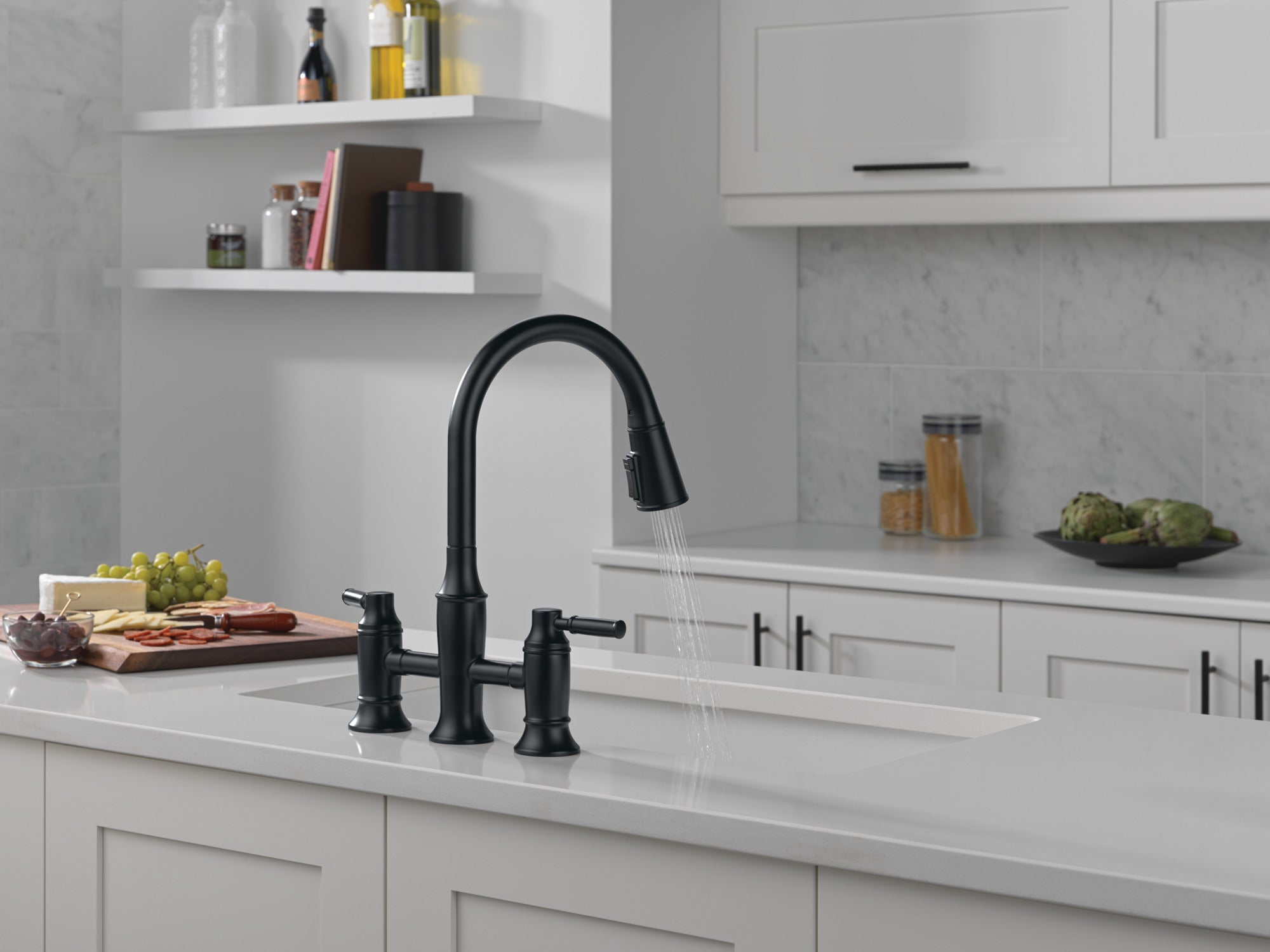 matte black kitchen faucet