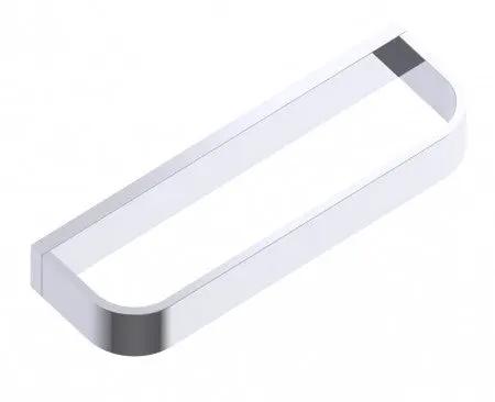 polished chrome towel ring