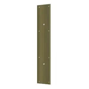 Deltana 20" Push Plate for 10" Door Pull by Deltana