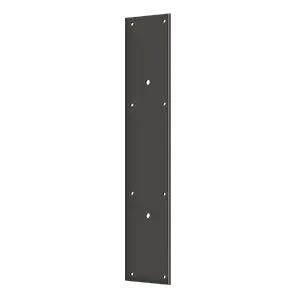 Deltana 20" Push Plate for 10" Door Pull by Deltana