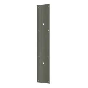 Deltana 20" Push Plate for 10" Door Pull by Deltana