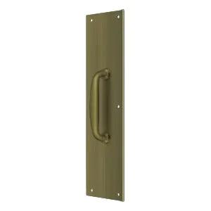 Deltana Push Plate with Handle 3-1/2" x 15 " - Handle 5-1/4" by Deltana
