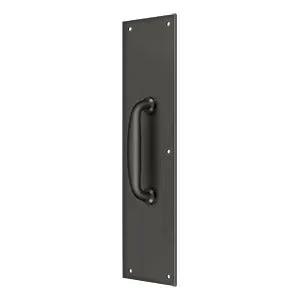 Deltana Push Plate with Handle 3-1/2" x 15 " - Handle 5-1/4" by Deltana