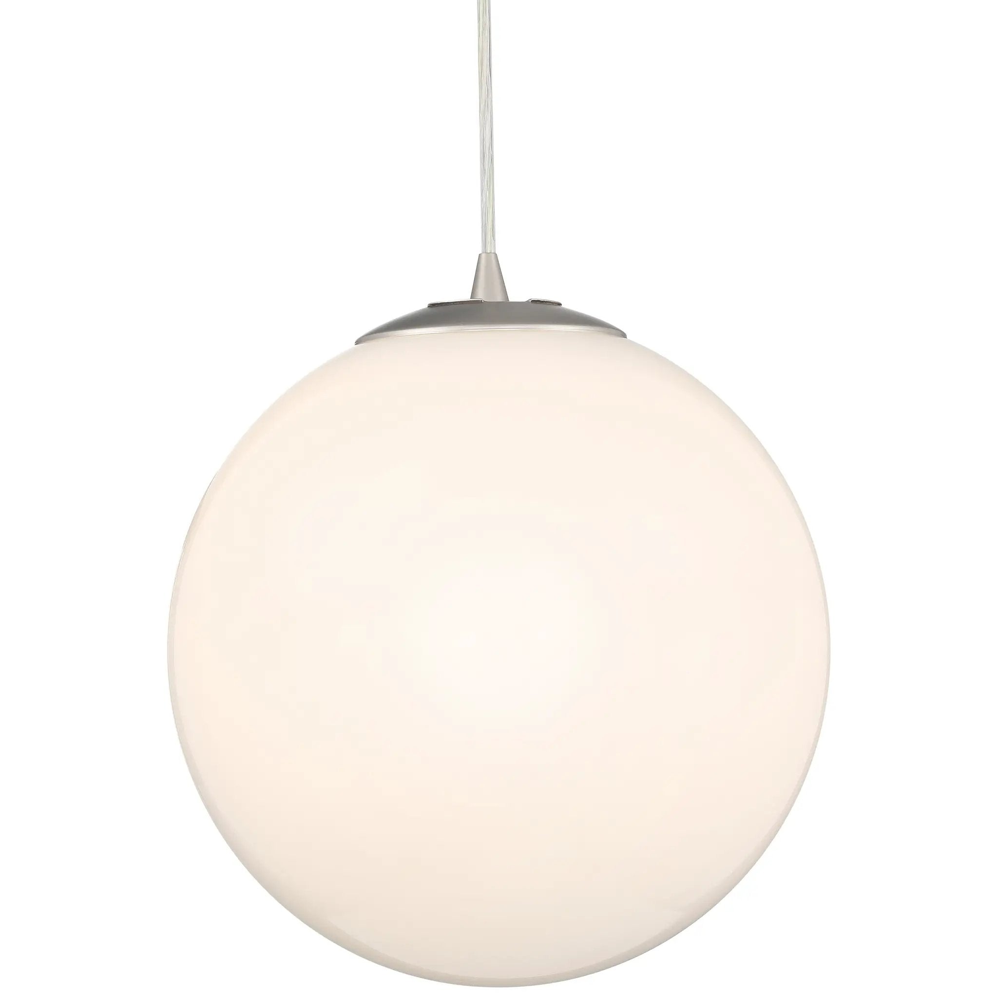 brushed steel pendant