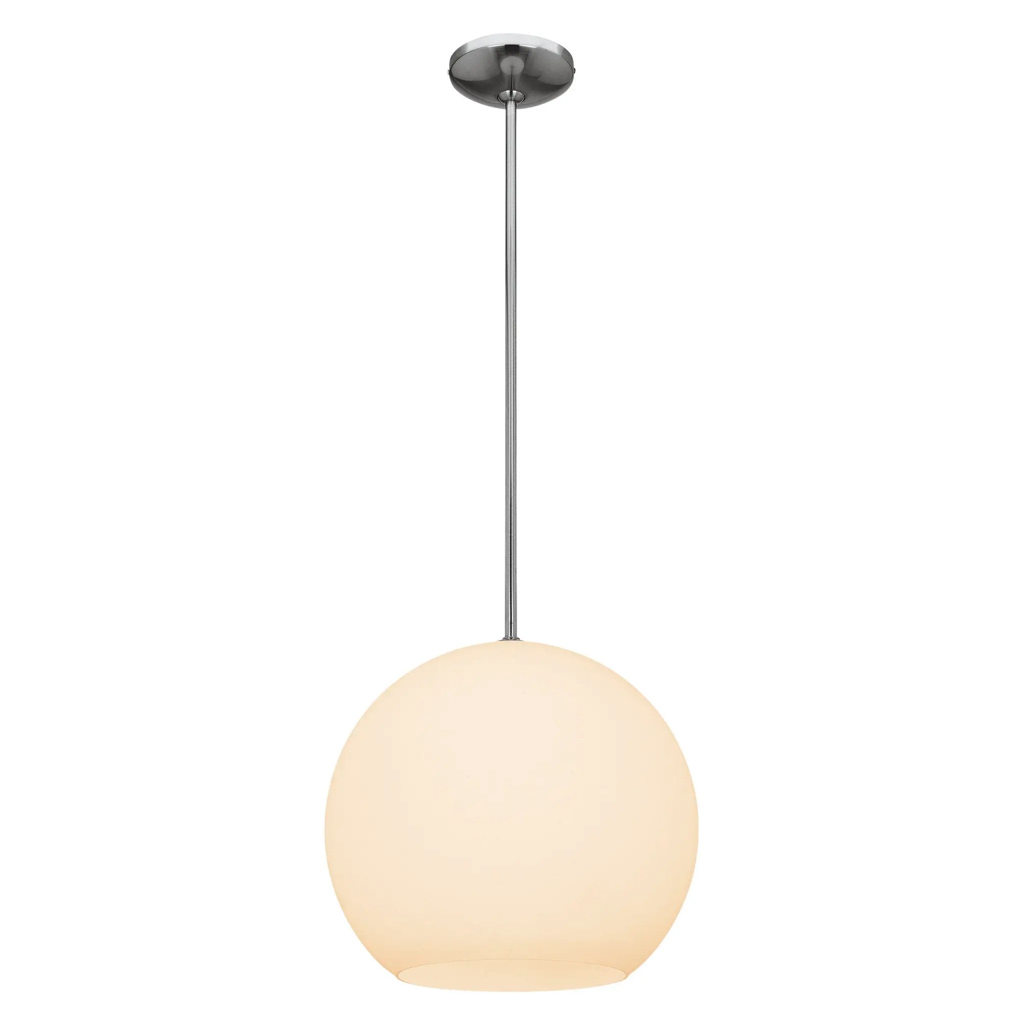 brushed steel led pendant