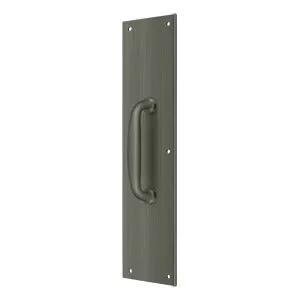 Deltana Push Plate with Handle 3-1/2" x 15 " - Handle 5-1/4" by Deltana