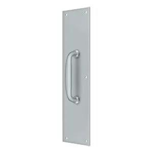 Deltana Push Plate with Handle 3-1/2" x 15 " - Handle 5-1/4" by Deltana