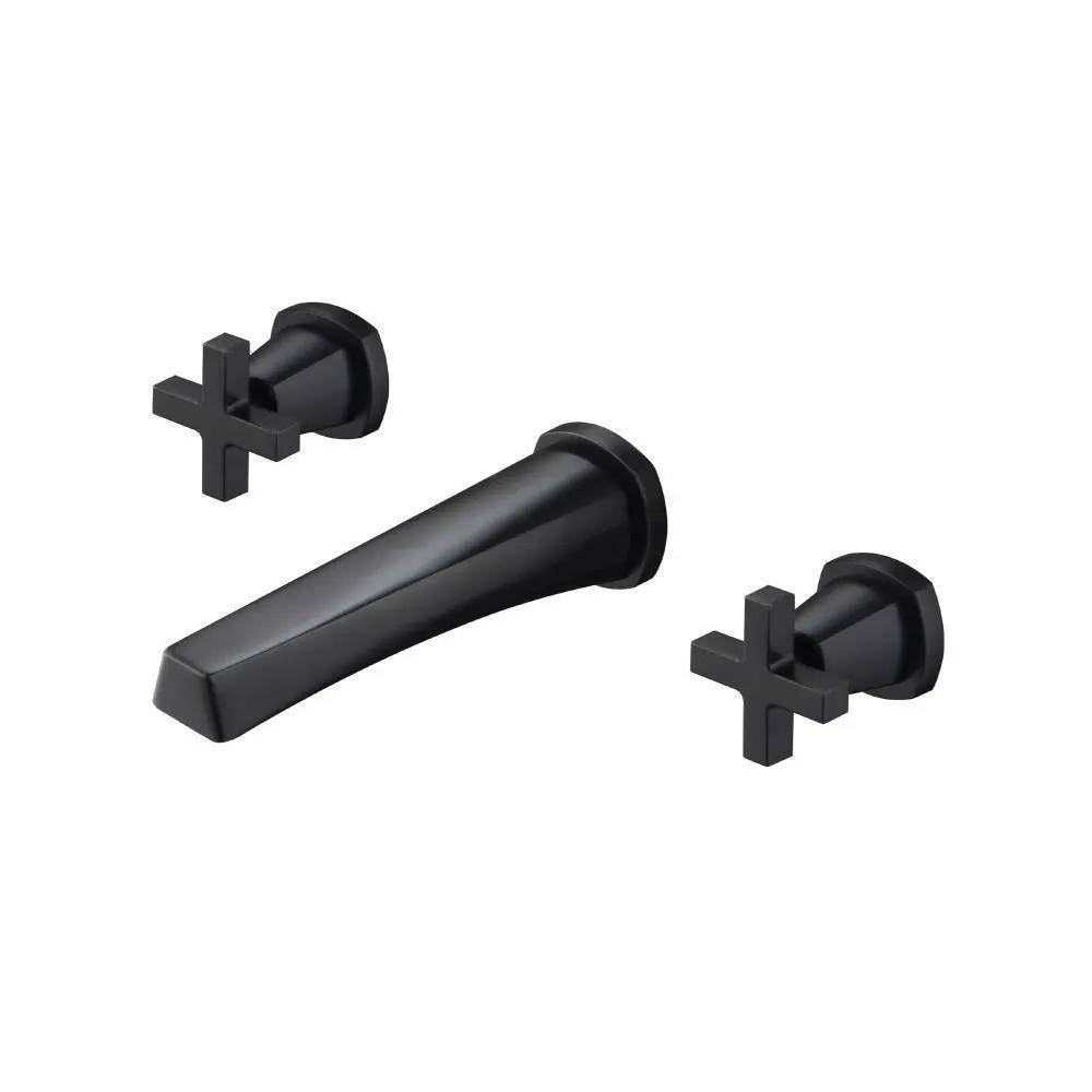 Flusso Serie 240 Two Handle Wall Mounted Tub Filler by Flusso