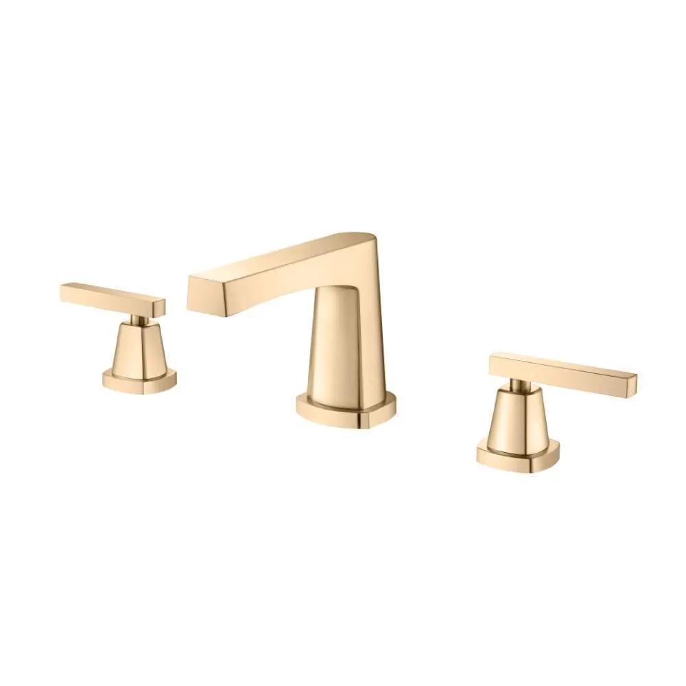 Flusso Serie 240 Three Hole 8" Widespread Two Handle Bathroom Faucet by Flusso