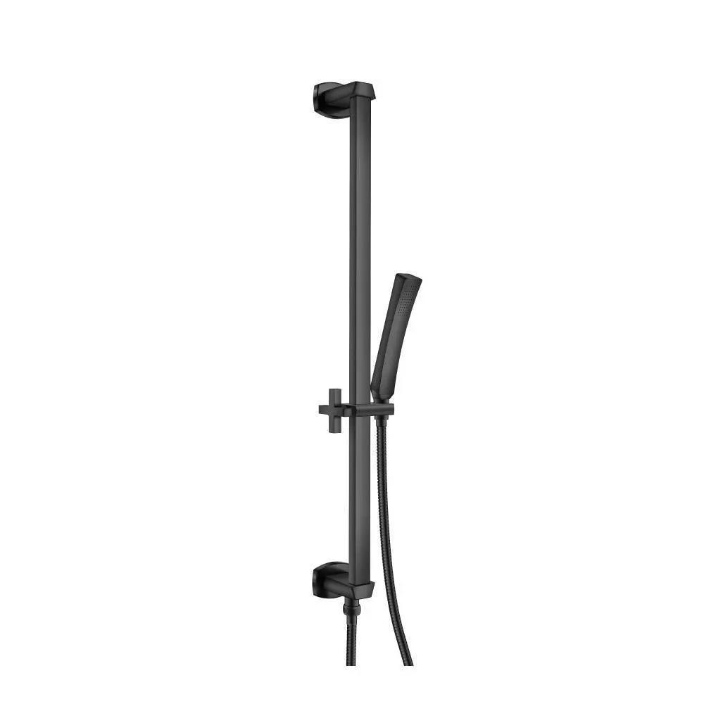 Flusso Hand Shower Set with Slide Bar, Integrated Elbow and Hose by Flusso