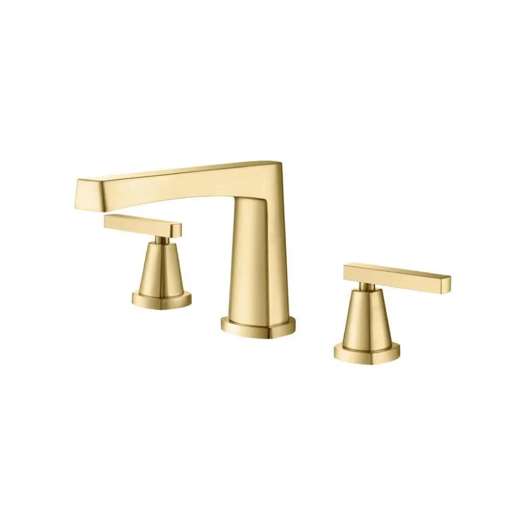 Flusso Serie 240 3 Hole Deck Mount Roman Tub Faucet by Flusso
