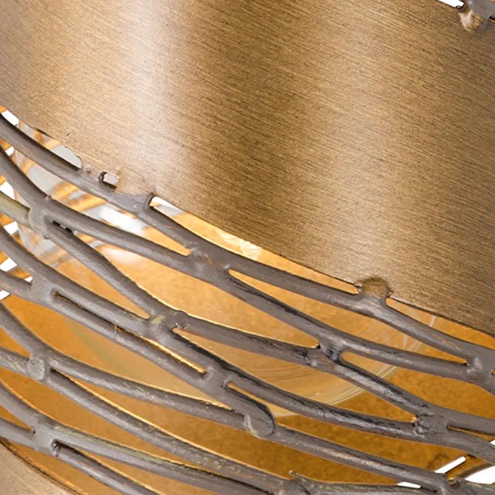 hammered ore pendant light