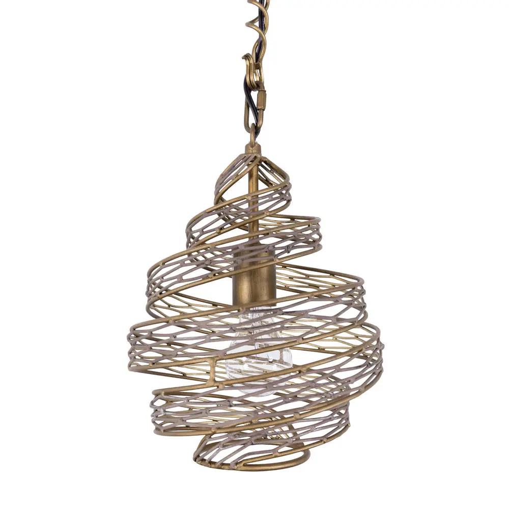 Varaluz Flow 1-Light Twist Mini Pendant by Varaluz