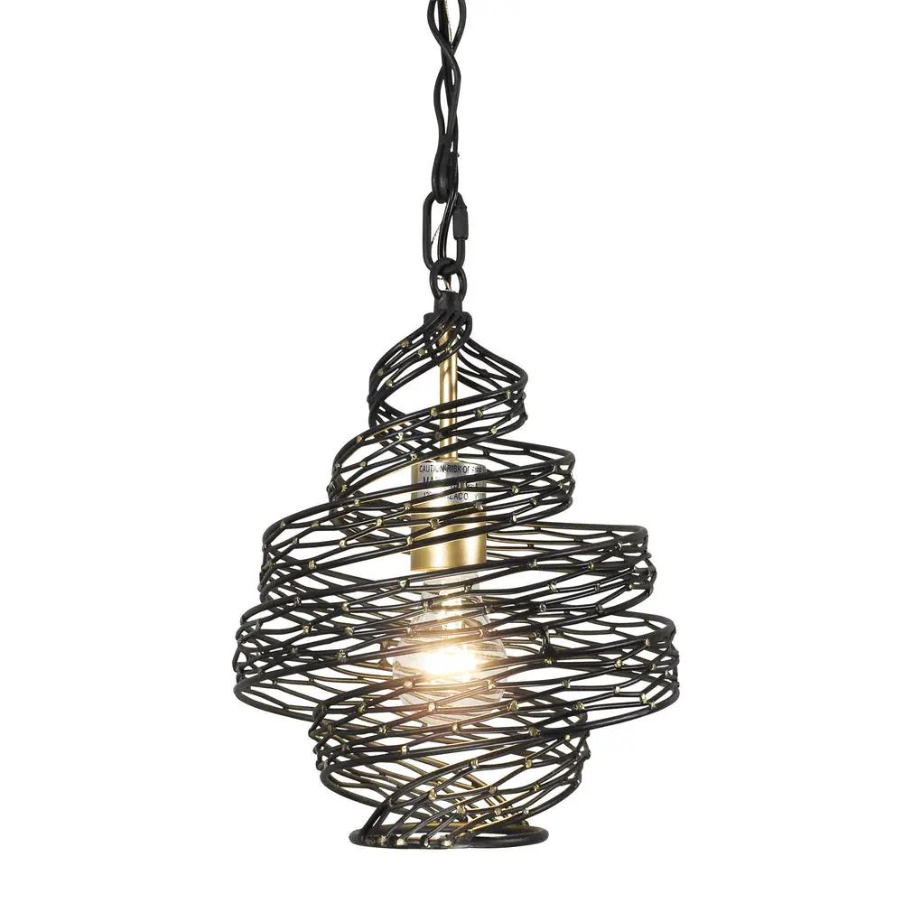 Varaluz Flow 1-Light Twist Mini Pendant by Varaluz