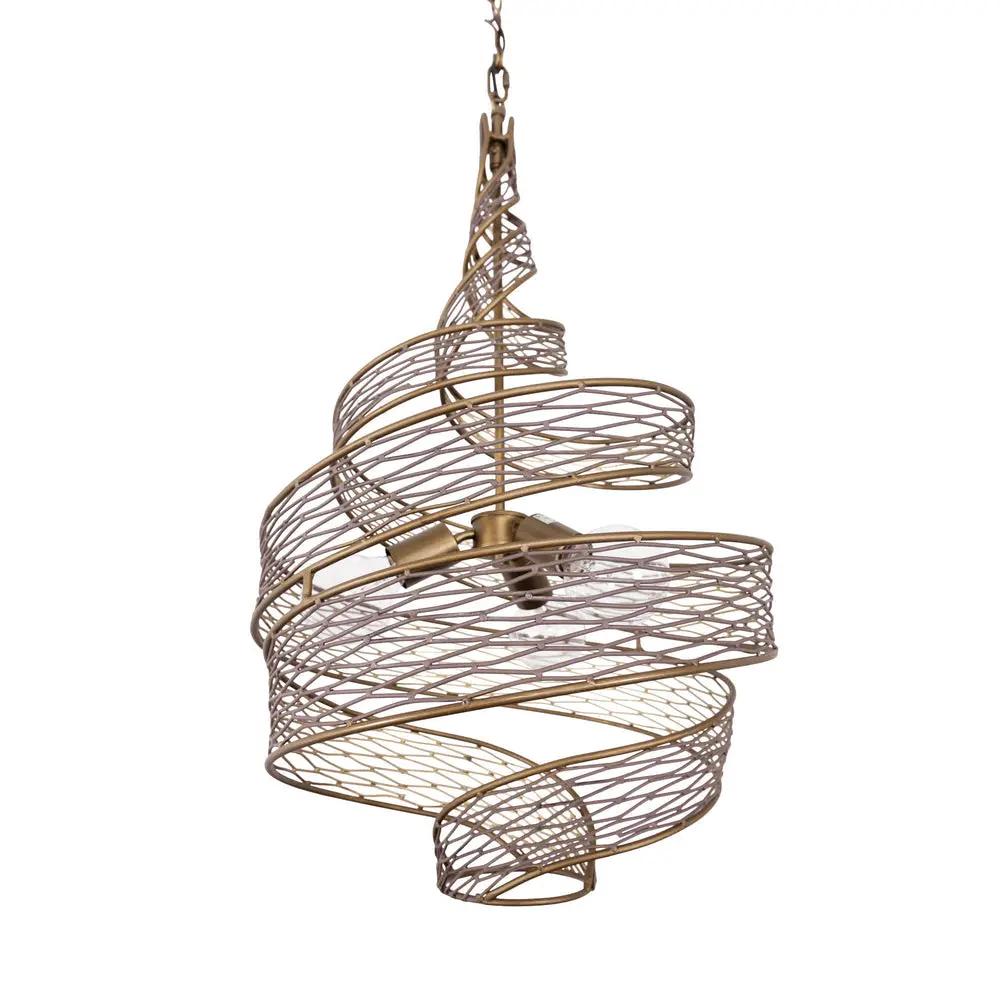 Varaluz Flow 3-Light Twist Pendant by Varaluz