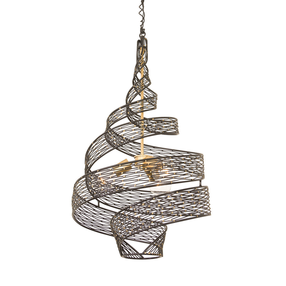 Varaluz Flow 3-Light Twist Pendant