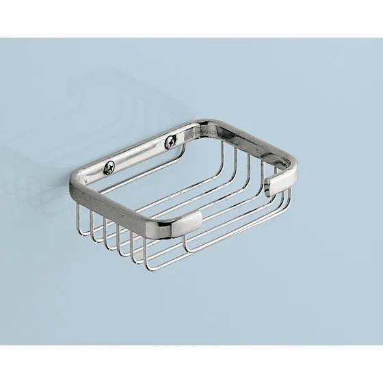 polished chrome soap holder