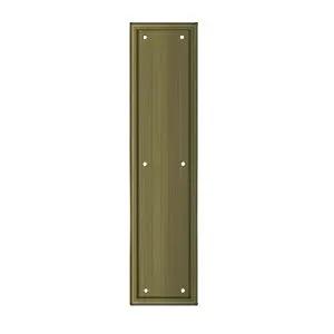 Deltana 3 1/2" x 15" Framed Push Plate by Deltana