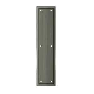Deltana 3 1/2" x 15" Framed Push Plate by Deltana