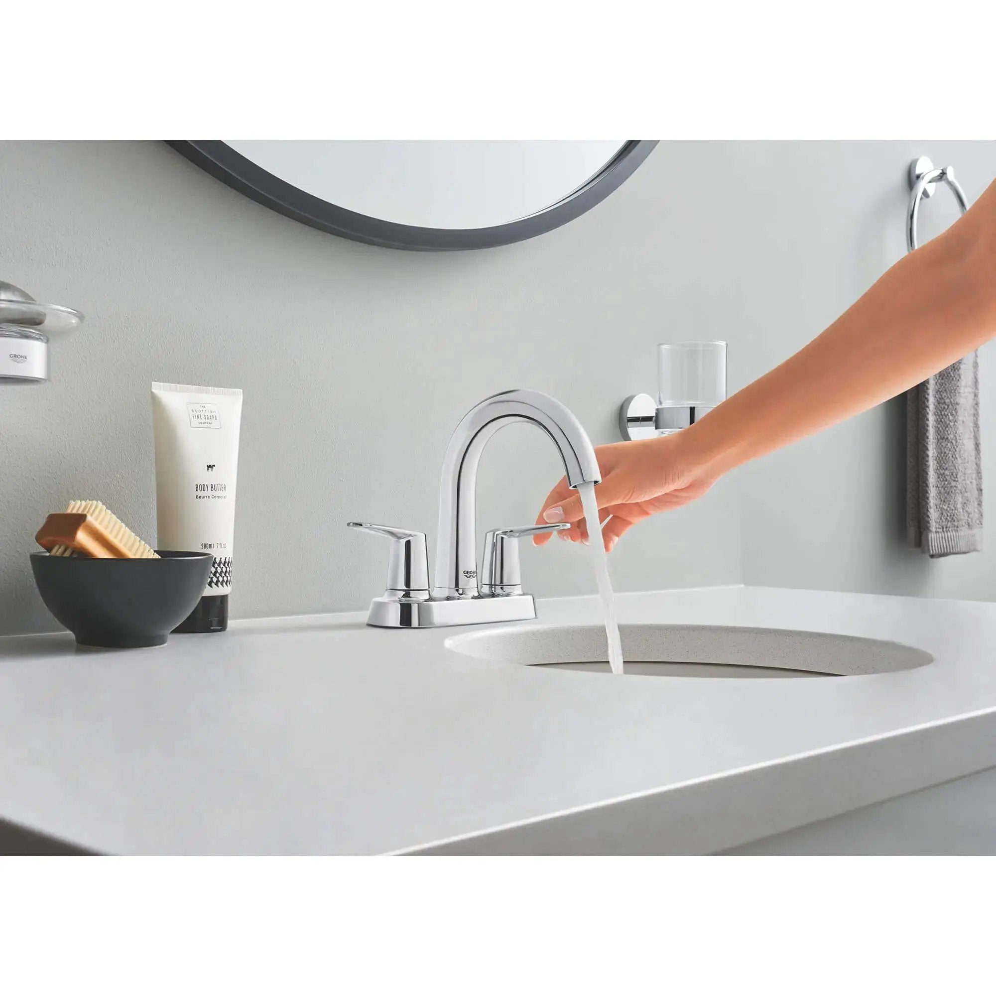 chrome bathroom tumbler