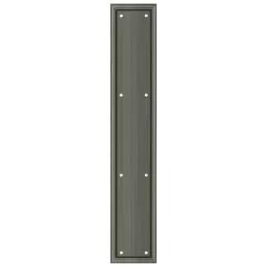 Deltana 3 1/2" x 20" Framed Push Plate by Deltana