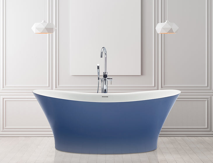 white bathtub