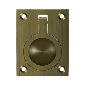Deltana 2-1/2" x 1-7/8" Flush Ring Pull by Deltana