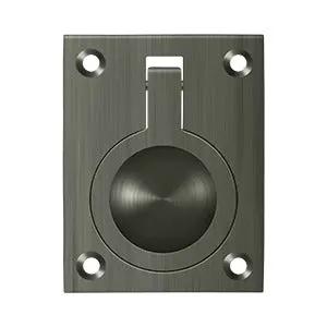 Deltana 2-1/2" x 1-7/8" Flush Ring Pull by Deltana