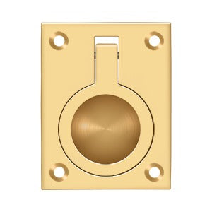 Deltana 2-1/2" x 1-7/8" Flush Ring Pull