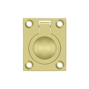 Deltana 1-3/4" x 1-3/8" Flush Ring Pull by Deltana