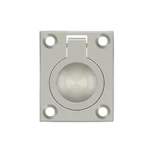 Deltana 1-3/4" x 1-3/8" Flush Ring Pull by Deltana