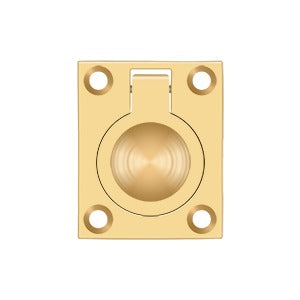 Deltana 1-3/4" x 1-3/8" Flush Ring Pull