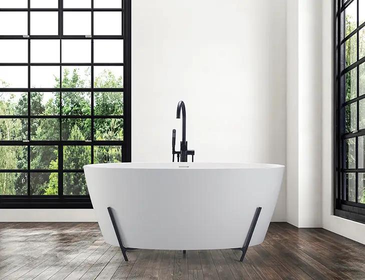 white bathtub