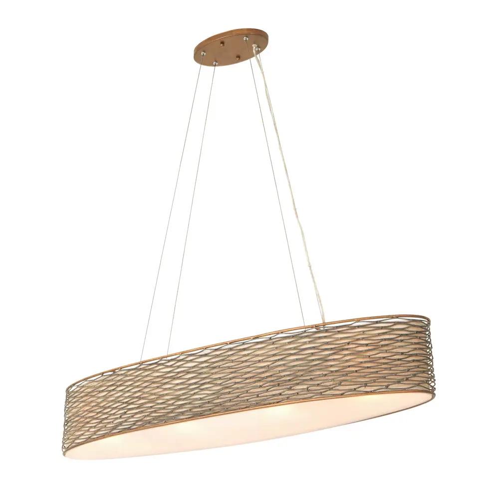 hammered ore chandelier