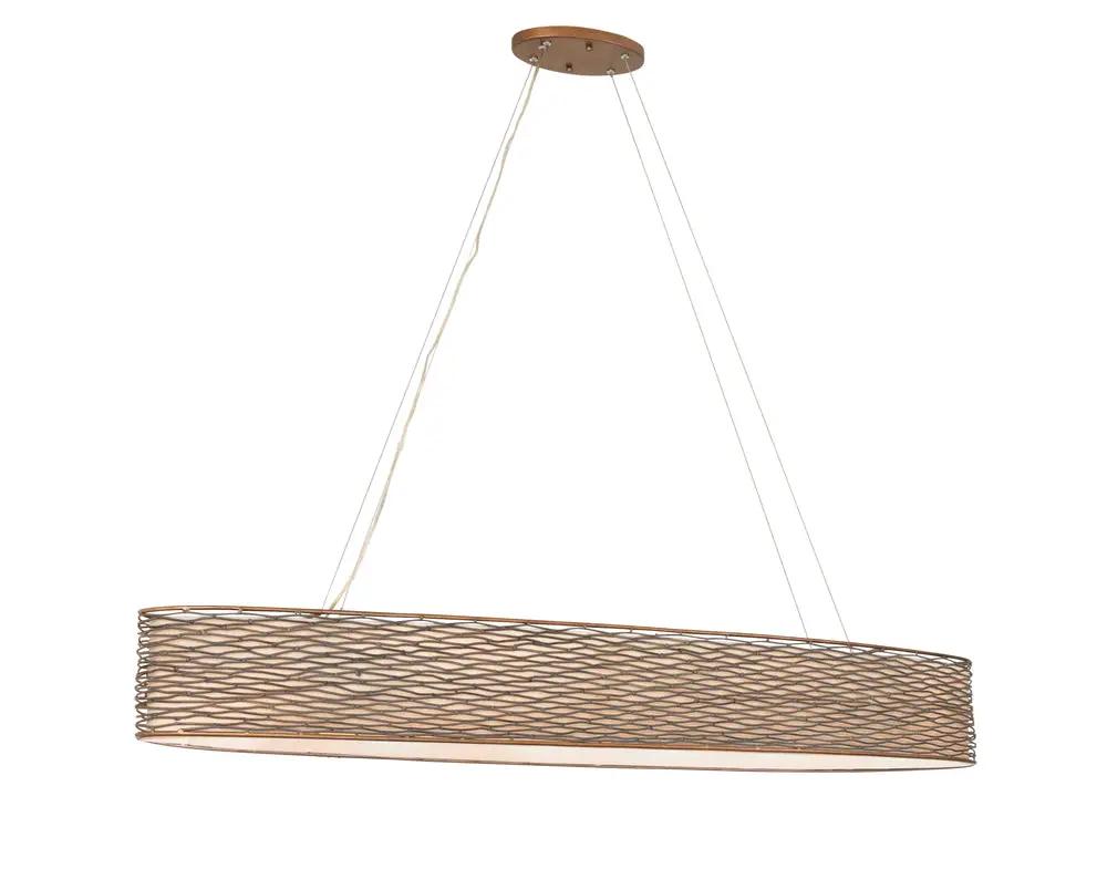 hammered ore chandelier