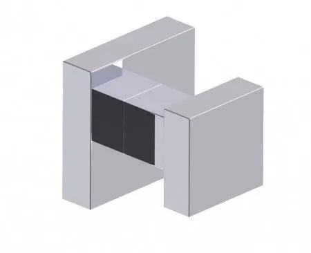 polished chrome robe hook