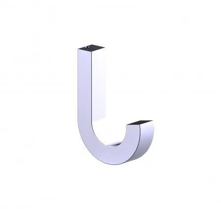 polished chrome robe hook