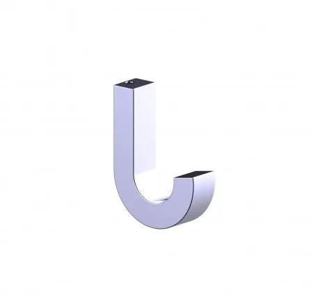 polished chrome robe hook