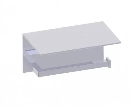 polished chrome tissue holder