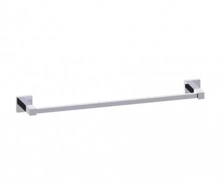 polished chrome towel bar