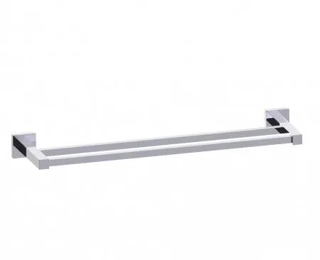 polished chrome towel bar