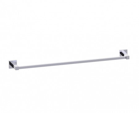 polished chrome towel bar