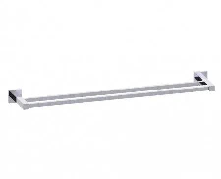 polished chrome towel bar