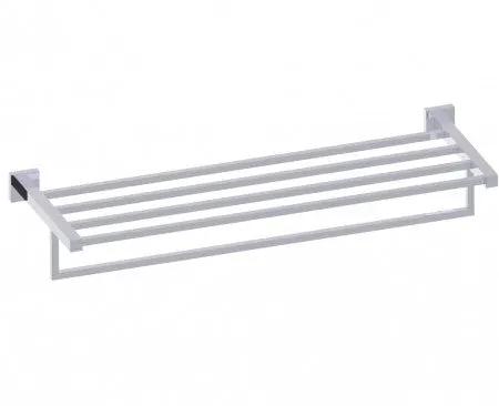 polished chrome towel bar