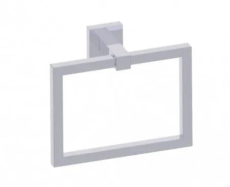 polished chrome towel ring