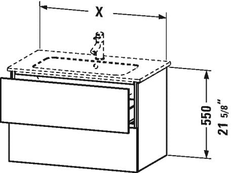 white drawing wallmount drawer