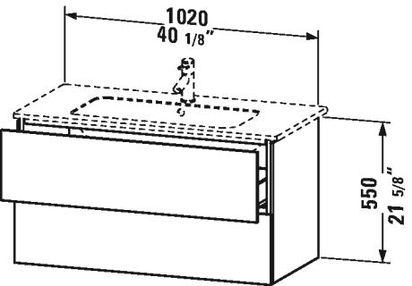 white drawing wallmount drawer