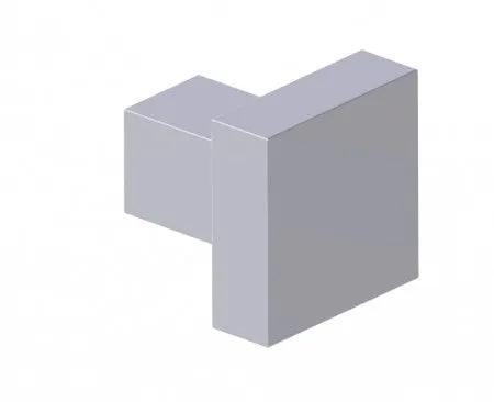 polished chrome cabinet knob